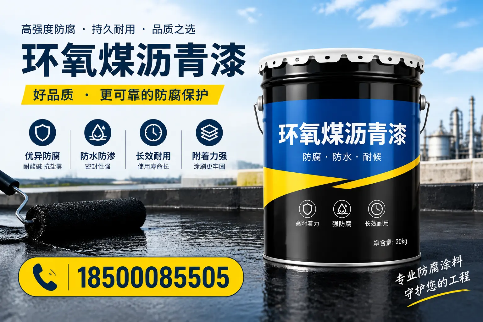 选择环氧煤沥青漆的五大理由，大同客户必知